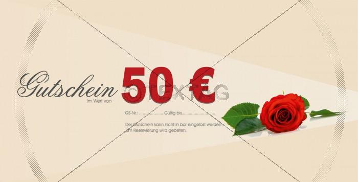 Wertgutschein "Rote Rosen" für Verliebte 205-GS-Restaurant