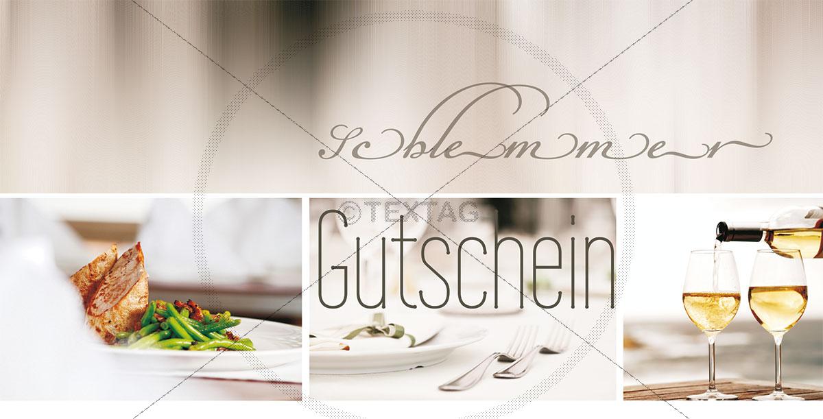 Restaurant Genussgutschein - Wertgutschein - 09-GS-Restaurant