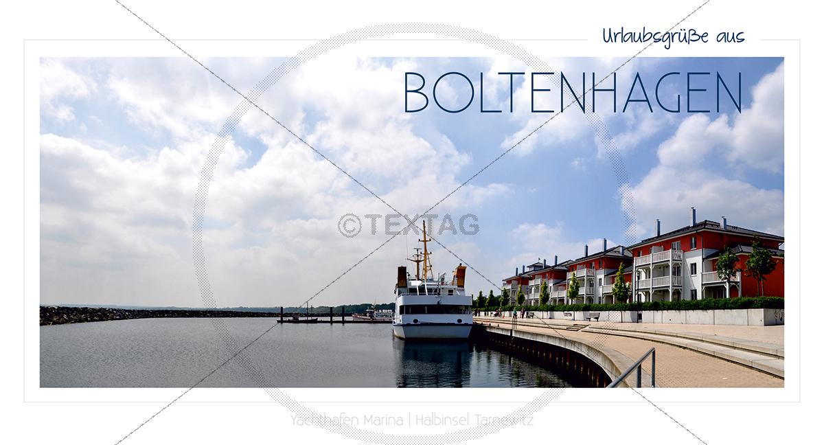 Maxi Card Postkarte - Hafen Boltenhagen (145)