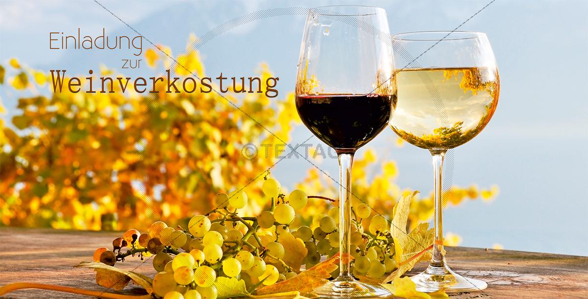 Einladung zur Weinverkostung, DIN Lang (219)