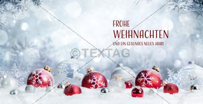 nostalgische Weihnachtskarte in Pastell und Rot mit Spruch, inkl Druck (69)
